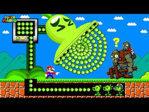 SUPER MARIO But it's Plants Vs, Zombies: Mario vs Strongest Fusion Plant. | PVZ Animation