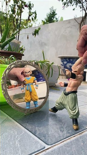 Where did Majin Buu in the mirror go? #animeedit #dbzanimation