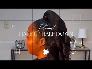 The Perfect Half Up Half Down Look ✨ | Step-by-Step Hair Tutorial