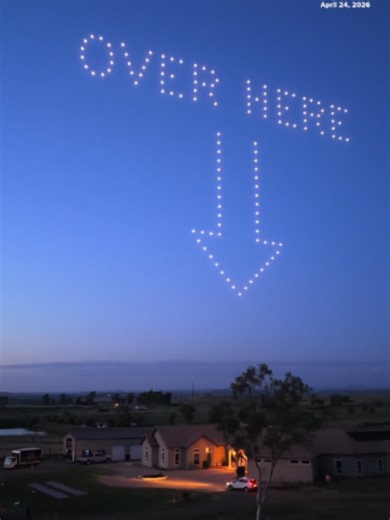 A central California man came up with a creative, but very expensive, way to guide delivery drivers to his remote home in Linden, using drones to create signs and directions in the sky. #abcnews #news