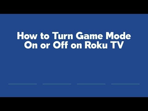 How to Turn Game Mode On or Off on Roku TV