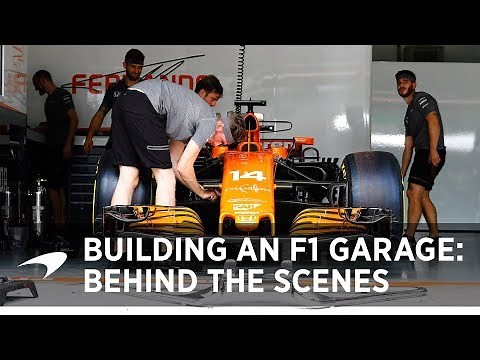 Building a Formula 1 garage | Behind the scenes