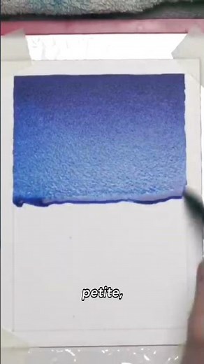 Mastering watercolor washes: the drop technique for beginners