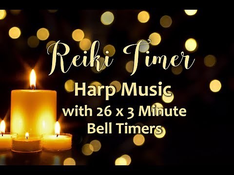 Relaxing Harp Music with 26 x 3 Minute Bell Timers
