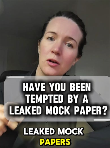You know what the right thing to do is. Be strong enough to do the mocks the hard way and take the lessons you learn from them to make sure you absolutely nail the leaving cert, because that's when it counts. #mockleaks #mockleaks2026 #leavingcertmaths #juniorcertmaths #themathsexamsexpert
