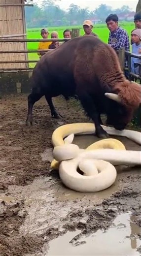 warga menemukan Ular sanca bodo albino raksasa 😱 #viral #short #shorts