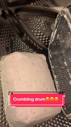 Lush Scented Laundry Powder ASMR: Crumbling Drum Texture