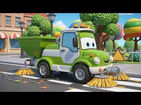 Street Sweeper Song #KidsSongs #Vehicles #StreetSweeper #Toddlers