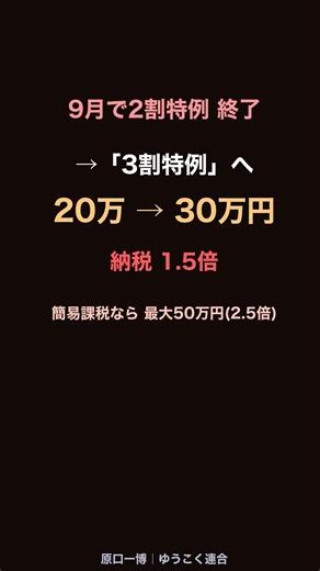 インボイス 9月の崖 いくら損