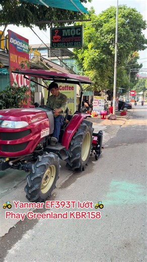🚜Máy Yanmar EF393T hàng lướt 🚜 Dàn phay Greenland KBR158 F02 🌾 #yanmar #ef393t #greenland