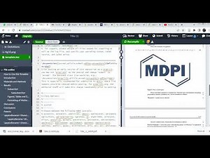 How to upload journal of MDPI to latex overleaf | Figure Insertion in overleaf | Tutorial 3