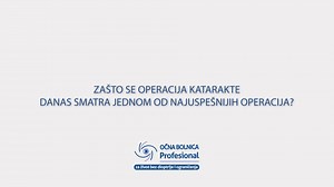Operacija katarakte je potpuno bezbolna intervencija koja se obavlja u lokalnoj, kapljičnoj anesteziji. Uz najsavremeniju opremu, vrhunski tim hirurga i premijum sočiva omogućite sebi jasan vid u očnoj bolnici Profesional! 📍 Tršćanska 21, Zemun ☎ 011 37 52 283 ☎ 011 37 52 285 📱 064 80 888 22 📱 064 808 78 35 | Očna bolnica Profesional