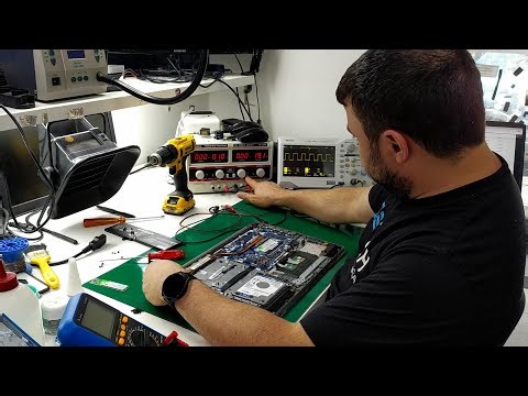 Técnico Renato consertando Notebook Lenovo Ideapad, Galax GTX 1060 6GB e AMD R9 (REPARO COMPLETO)