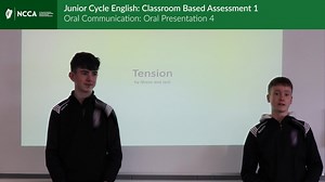 Junior Cycle English CBA 1 (Unannotated) - Tension in film