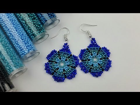 BEADED EARRINGS/ STEP BY STEP