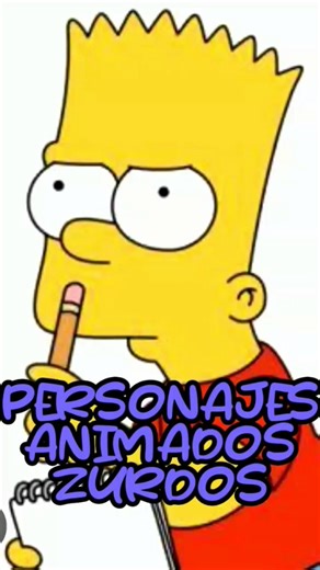 PERSONAJES SERIES ANIMADAS QUE SON ZURDOS