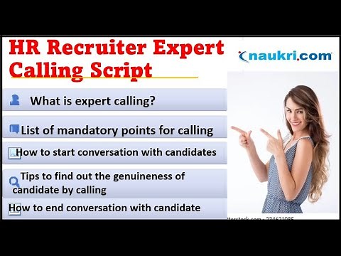 IT HR Recruiter Expert Calling Script II Written Script with Notes🔥