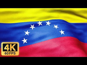BANDERA DE VENEZUELA 🇻🇪 1 HORA 4K 60FPS