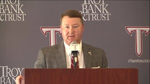 17 reactions | Troy University's list of new hires continues to expand as the university has officially found its newest athletic director. Seth Carpenter gives us a look at newly promoted director Brent Jones. | TROY TrojanVision | Facebook