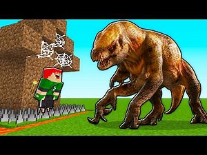 WE TRICKED D-REX WITH A NOOB TRAP IN MINECRAFT!!