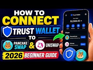 How To Connect Trust Wallet To PancakeSwap & Uniswap (2026 Beginner Guide) | Crypto Wallets Info