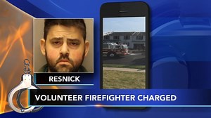 Volunteer firefighter charged with setting own Montgomery County home on fire