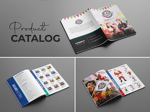 Catalog design, brochure, product catalog or lookbook