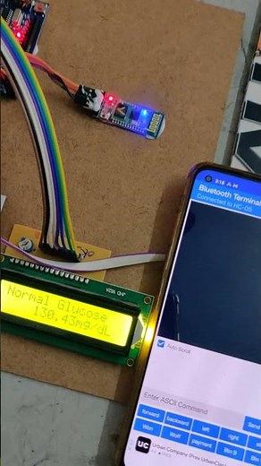 Non-invasive Glucometer with Bluetooth Monitoring