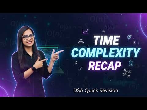 Time Complexity Recap 🚀 | Big-O in 10 Minutes (DSA Quick Revision)