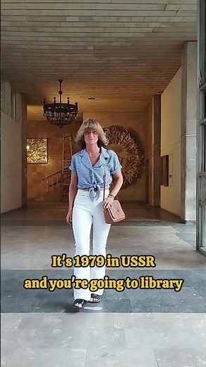 Soviet modernist library #timetravel #70s #80s