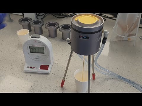 Flow time ISO 2431 viscosity cups [Paint Testing]