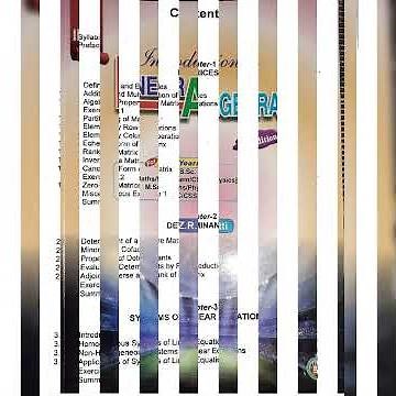 Linear Algebra by ZR Bhatti PDF download|#shorts