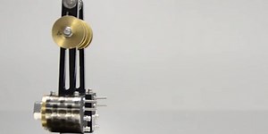 Robot With Bimetal Feet Can Walk in a Frying Pan Forever