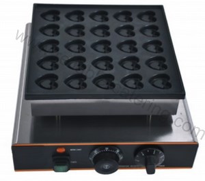 [Hot Item] Commercial Waffle Maker Bakery Fryer Donuts Waffle Making Machine Commercial Doughnut Manual Donut Machines Mini Heart Shape Equipment