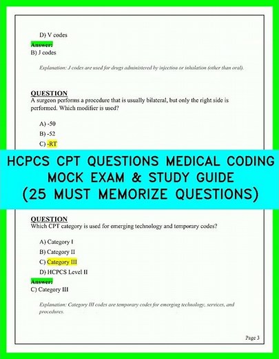 HCPCS CPT Medical Coding Mock Exam 2026 | 25 Must Know Questions & Answers (Pass Fast!)