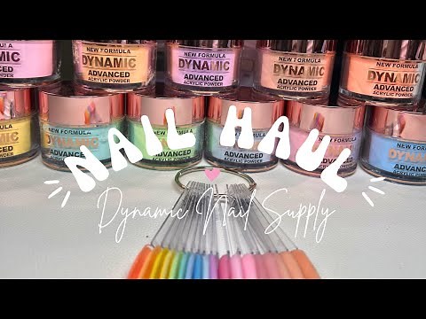 🌈 Dynamic Nail Supply Unboxing & Swatch Review | ONLY $6 | 18 Colors 💅🏽