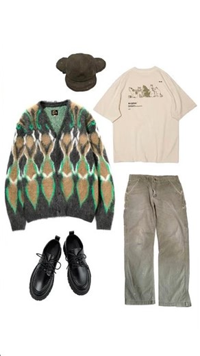 Men's Vintage Outfit Idea ✰