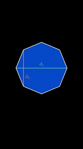 3K views · 616 reactions | That's how you find the area of a regular octagon. Did you know this formula? . . . #math #geometry #animation #education #learning #mathteacher | Cuemath | Facebook