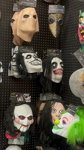 Spirit Halloween masks ￼