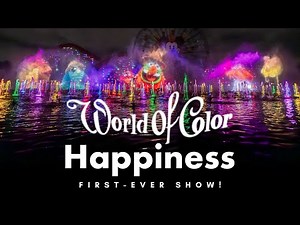 “World of Color Happiness!” First-ever showing! 4K perfect view!
