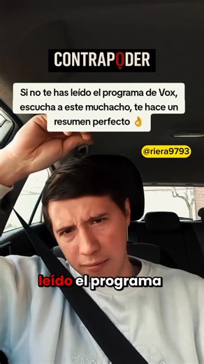 CONTRAPODER | ¿Aragón, de verdad hablamos sin leer? 🤔 El programa electoral de VOX está publicado en su web oficial y cualquiera puede consultarlo.... | Instagram