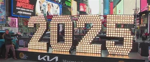 2025: the ball drop’s lit-up numbers unveiled in NYC