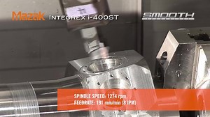 With full 5-axis capability, the INTEGREX i-400ST easily processes fully prismatic parts from solid or castings (chucked or bar fed work), round parts, or sculptured parts such as aerospace components. | Mazak North America