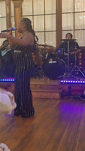 Neika Simone sings Rock Steady to the crowd. She is the daughter of President Patsy Wray Stephens. | Douglas High School of Lawndale, NC - Reunion and Alumni