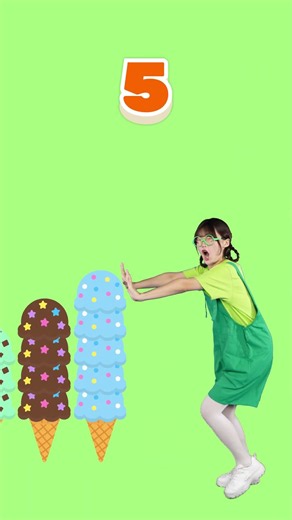 1から10まで数えてみよう！🍨 #キッズ #numbers #rhythmgame #cartoon #shorts