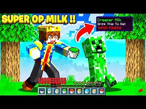 MINECRAFT BUT YOU CAN MILK ANY MOB !!