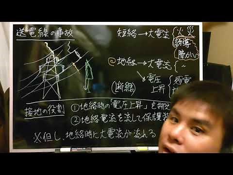 【電験三種電力】送電線の事故と中性点接地方式