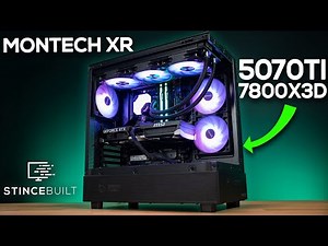 Beautiful Montech XR PC Build! 7800X3D + 5070Ti l Value & Performance