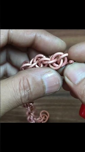 Copper Wire Into a Stunning Bracelet | Handmade Bracelet |Step-by-Step Tutorial #handmadebracelet