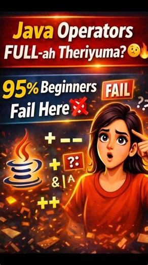Operatores in Java🔥#part-3 #shorts #shortsfeed #youtube #java #learnjava #youtubeshorts #learncoding